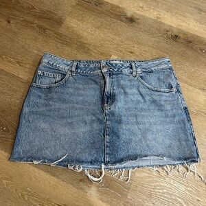 Denim Mini Skirt